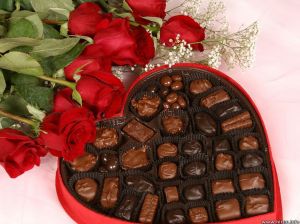 Chocolates and Flowers - you can never go wrong