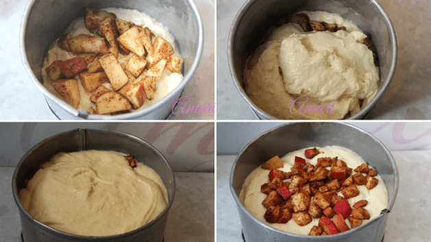 Cake batter in pan pictorial_Amari Blog