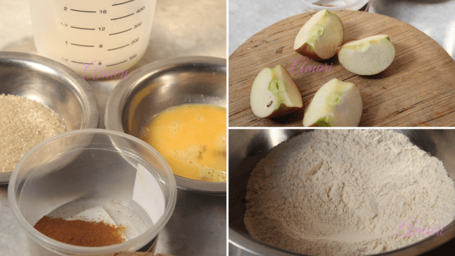 Ingredients for Apple Cinnamon cake by Amari_blog