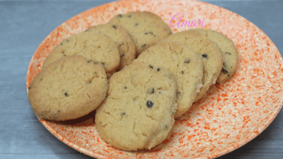 Cookies on plate by Amari