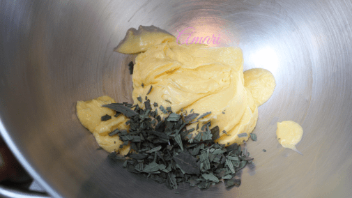 Lavender leaves and Margarine_Baking with Amari