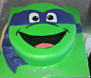 Finished pic of TMNT Cake - WM