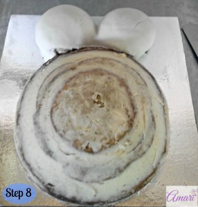 Tummy cake fondant boob covering_Step 8-Amari Recipe