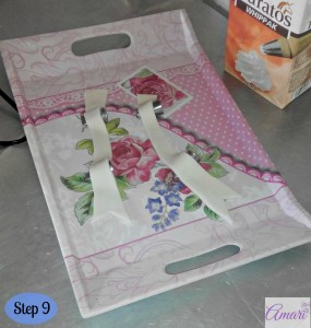 Tummy cake fondant ribbons_Step 9-Amari Recipe