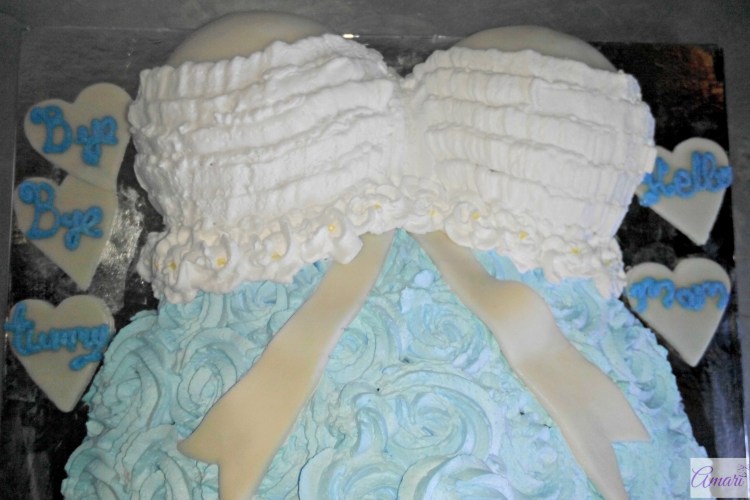 Tummy Cake Written Message_Bust view-Amari Recipe