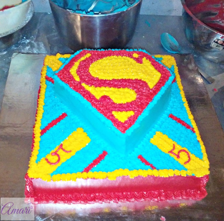 Superman cake sides complete_Amari Blog recipe