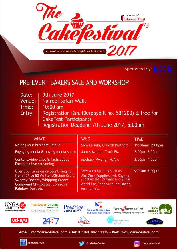 Cake Fest 2017 Pre Event Bakers Event