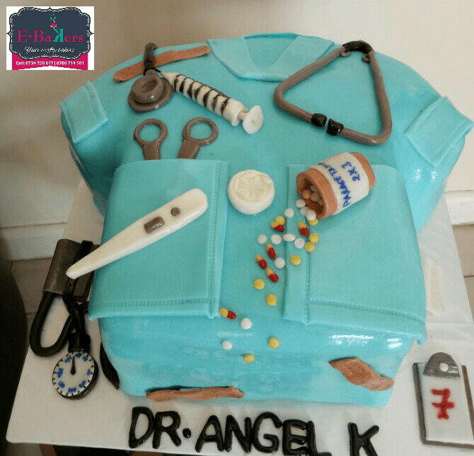 Doctor cake by Esther of E-bakers